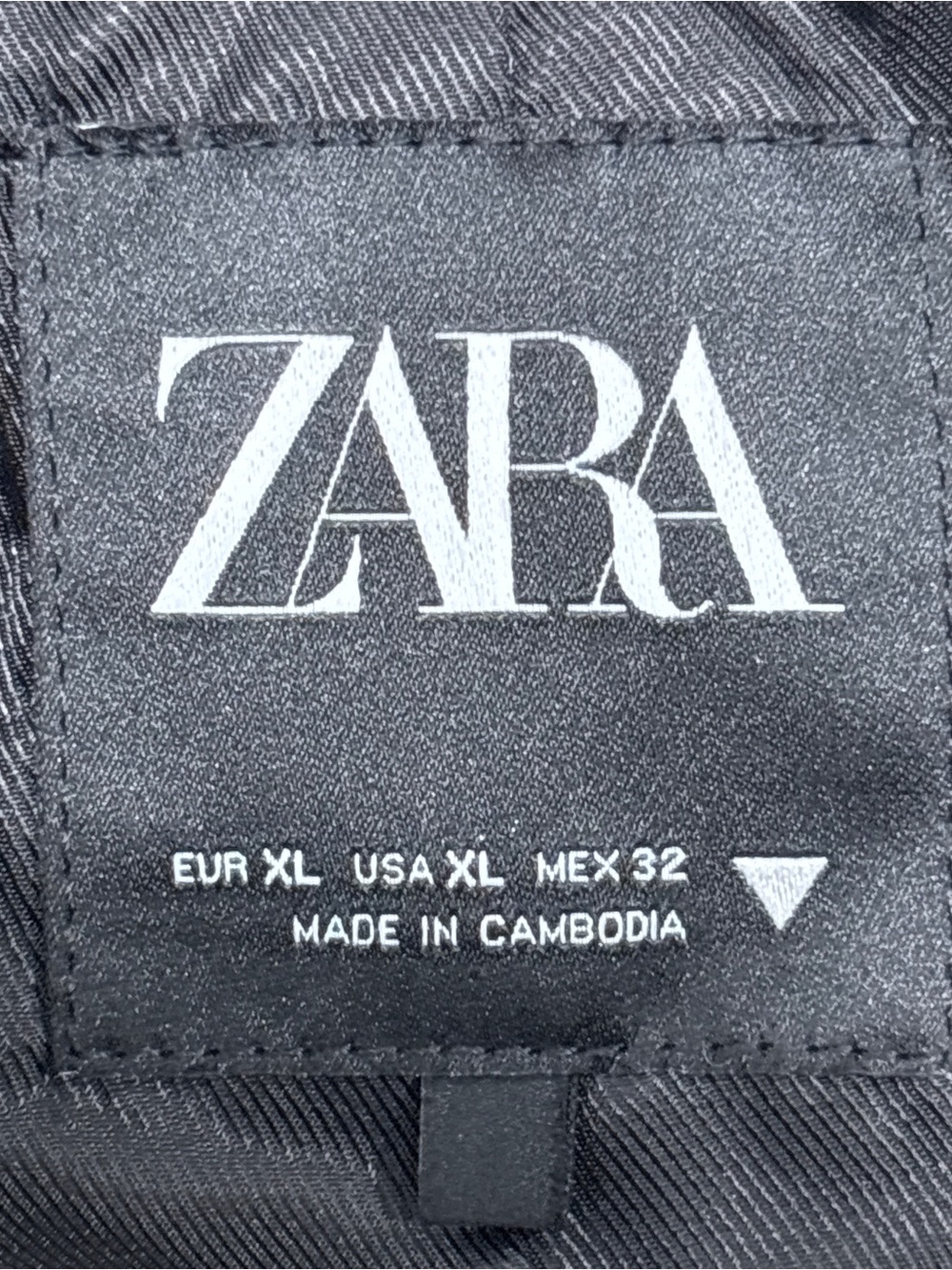 ZARA Black Oversized Blazer Single Button Tailored Jacket XL - Picture 3 of 11